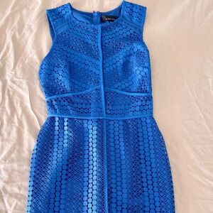 Lulu's x Adelyn Rae Royal Blue Lace Dress (XS)